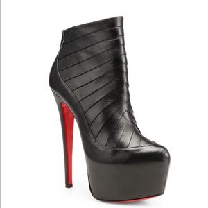 Elegant Black Leather Ankle Boots